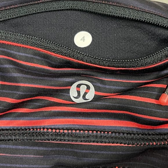 Lululemon Speed Tight IV Twisted Dune Alarming Black Size 4‎ - Picture 8 of 9